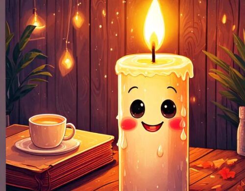 candle smiling